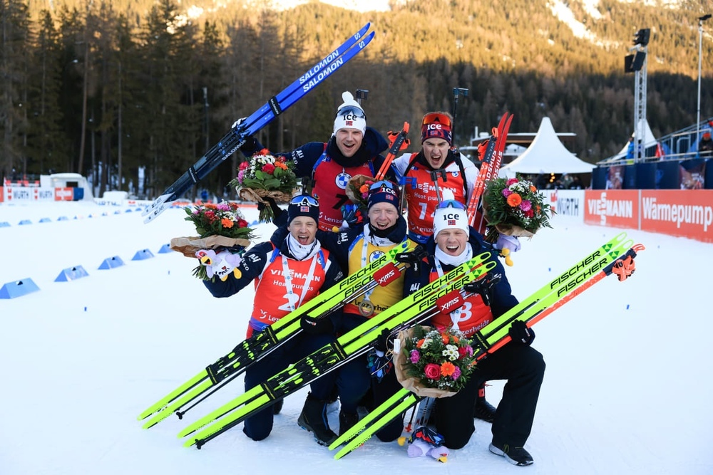 Норвежские биатлонисты. Фото: IBU