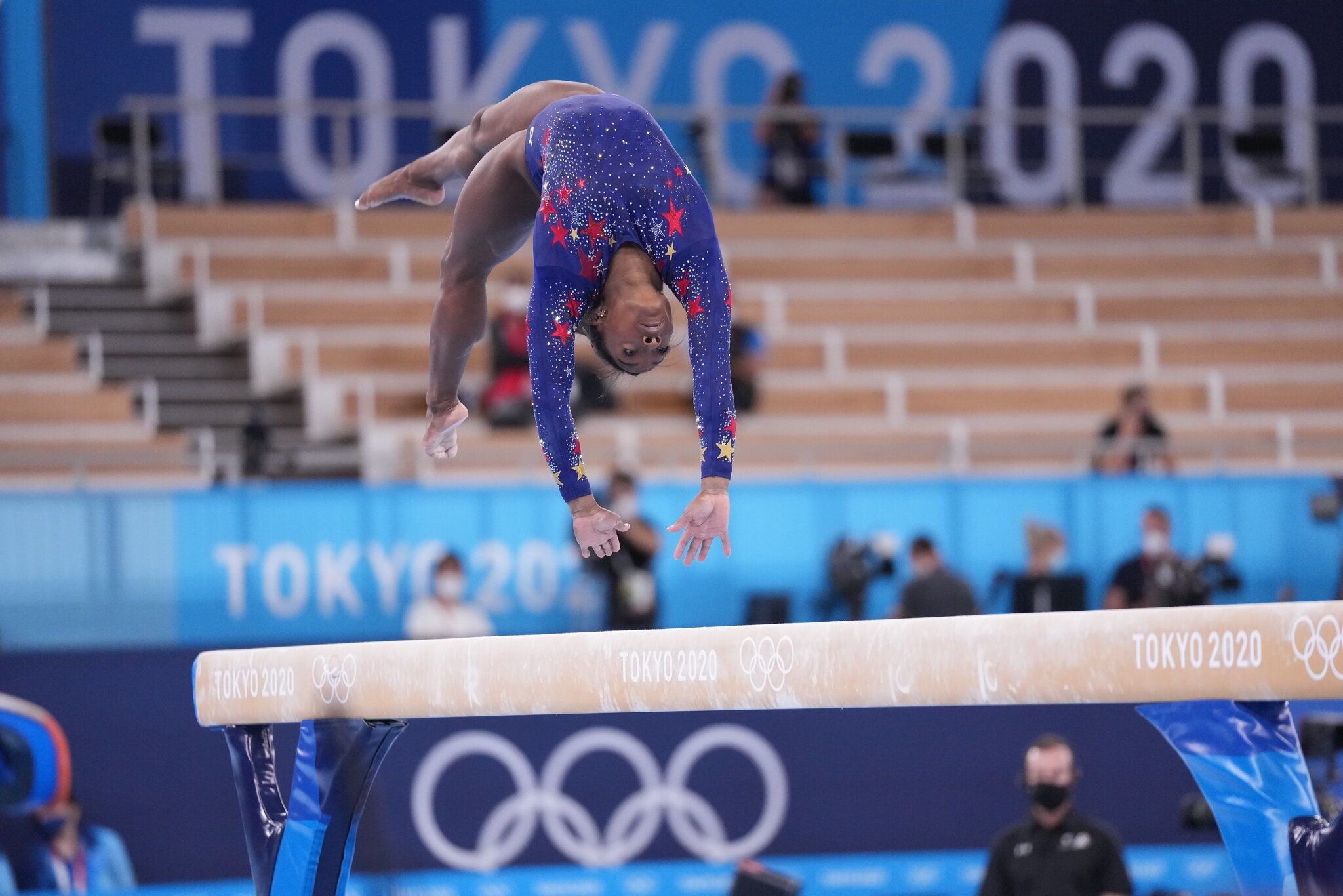 Байлз выступит в финале соревнований на бревне на Олимпийских играх в Токио