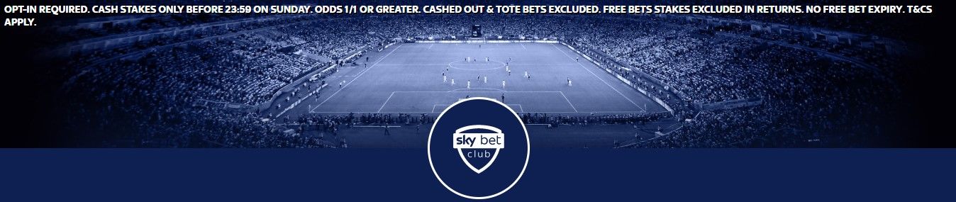 Фрибеты от букмекера SkyBet каждую неделю