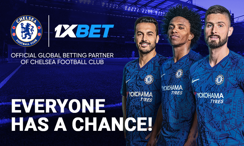 1xBet стала партнёром «Челси»