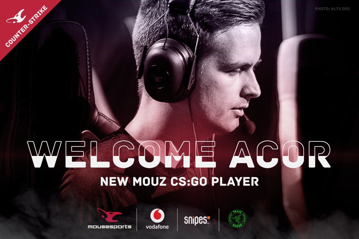 Mousesports подписала acoR в состав по CS:GO