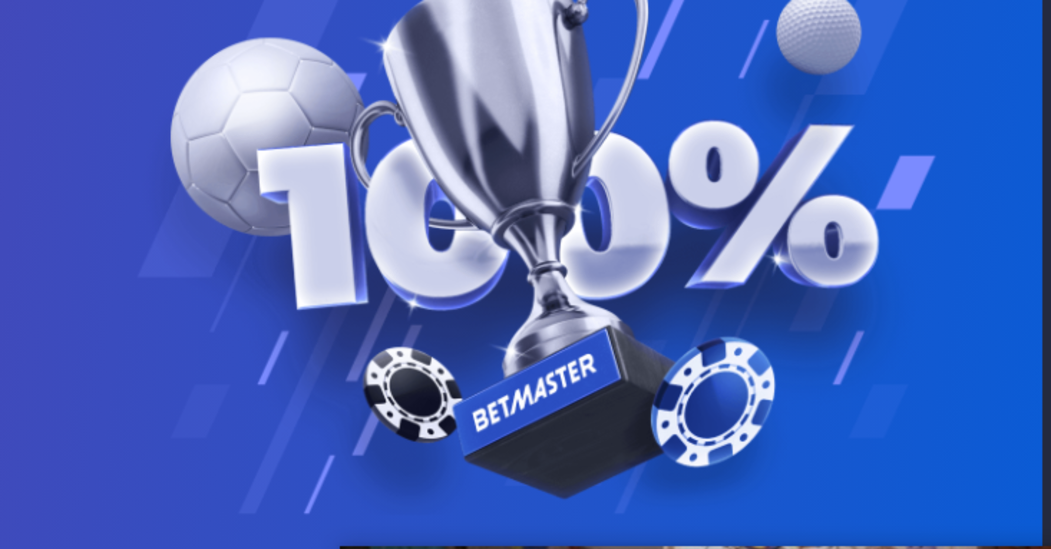 Betmaster предлагает 100% до 100 EUR на первый депозит