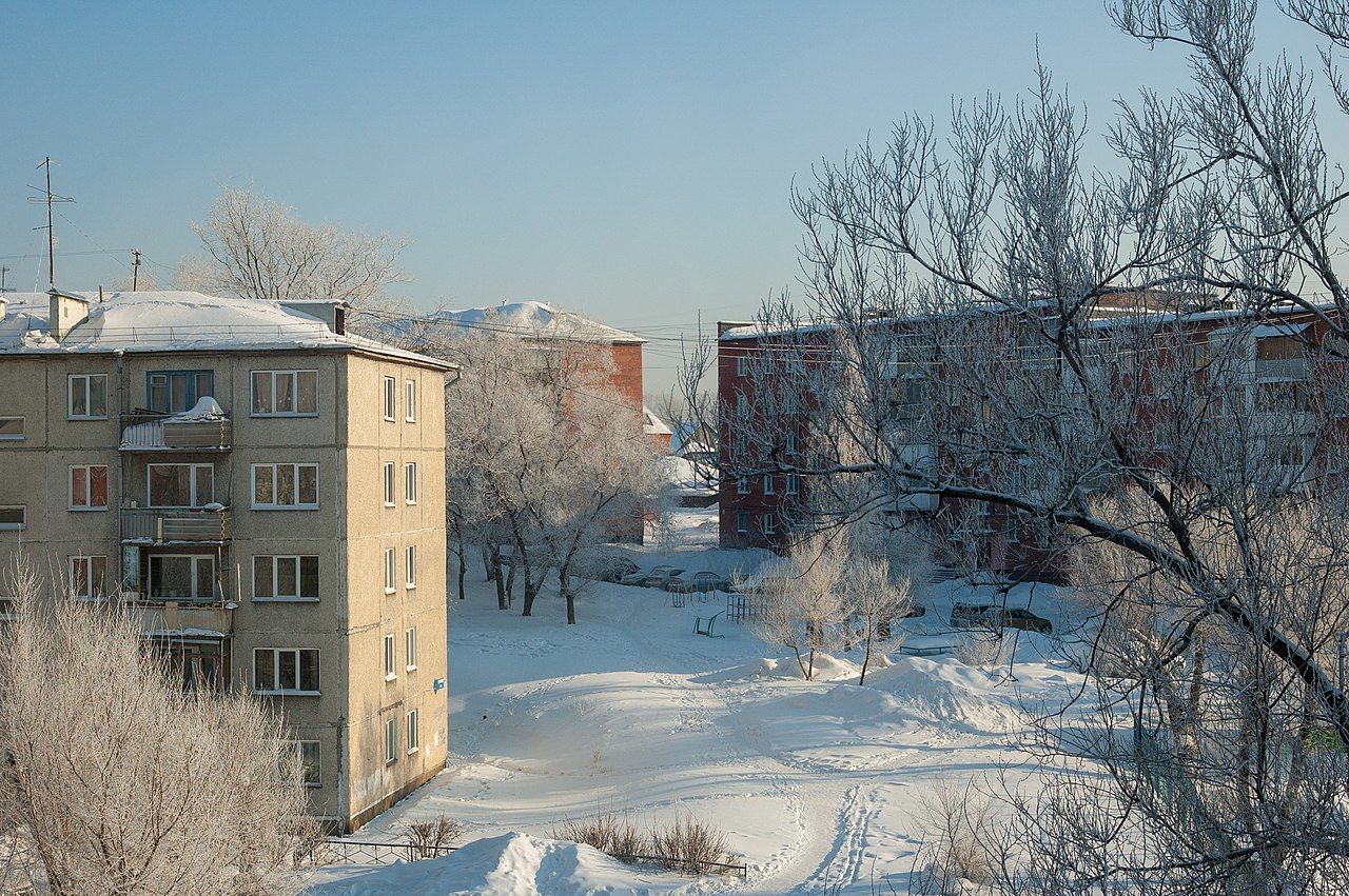 Один из дворов в Кемерово